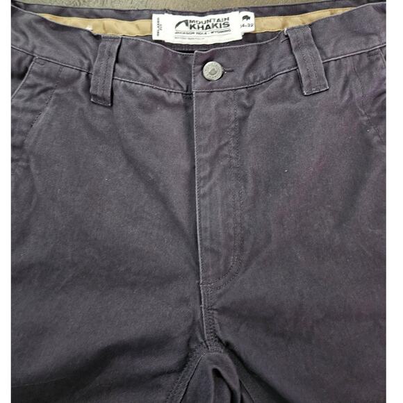 Men's Mountain Khakis MK Pants Dark Gray 34x32 Reinforced Crotch and Leg Opening - Picture 6 of 12